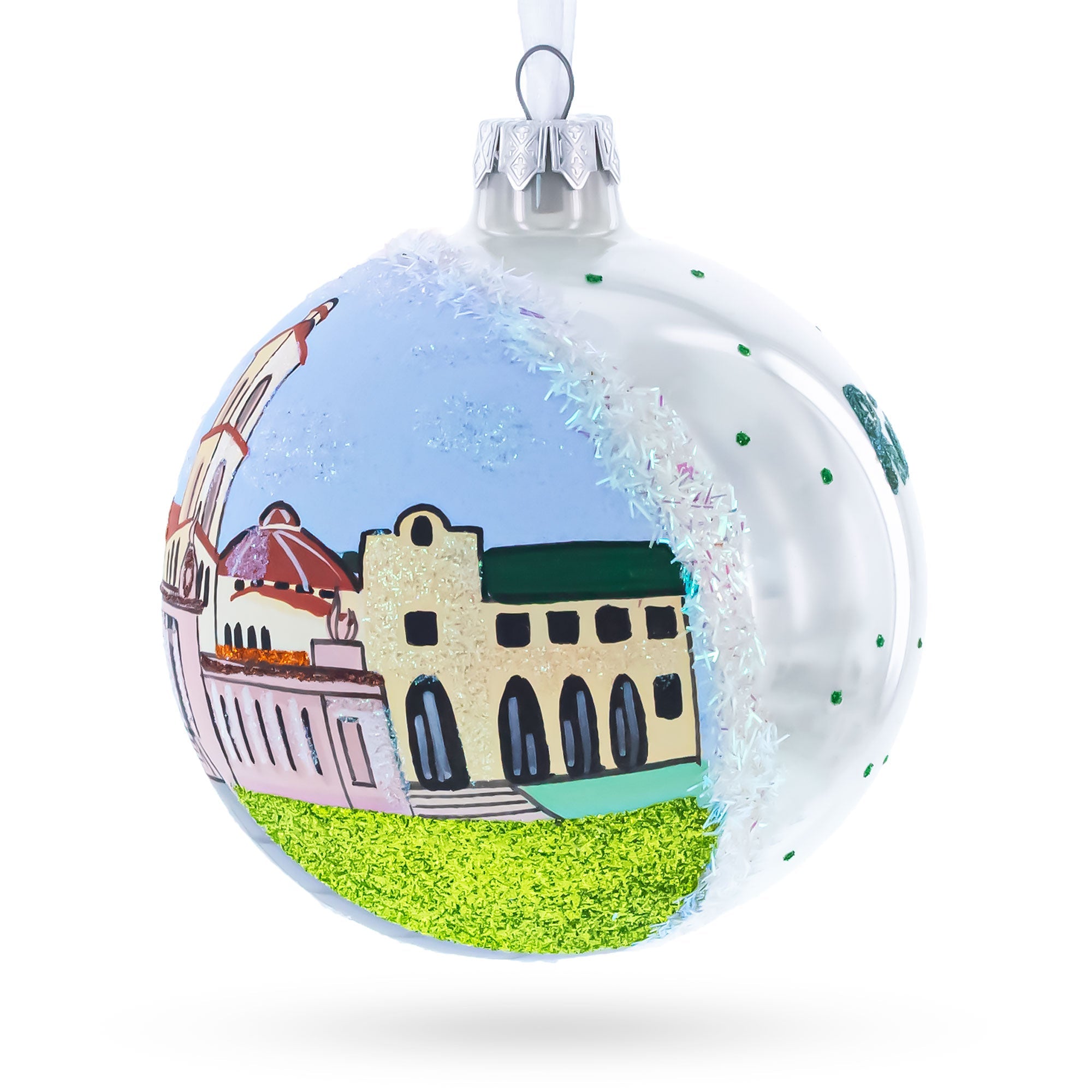 Riverside, California Glass Ball Christmas Ornament 4 Inches