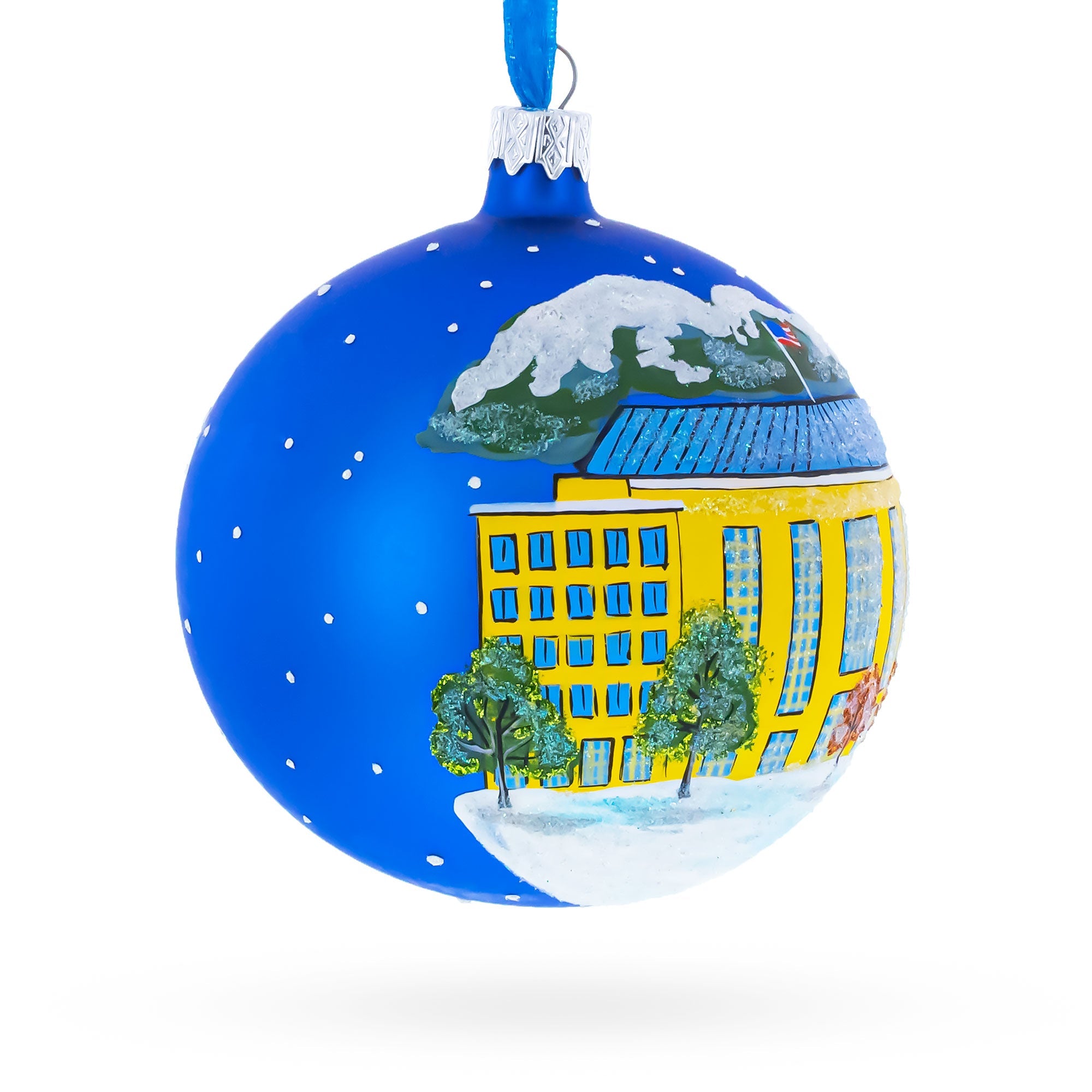 Aurora, Colorado Glass Ball Christmas Ornament 4 Inches