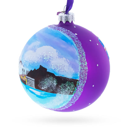 Blue Lagoon, Iceland Glass Ball Christmas Ornament 4 Inches BestPysanky