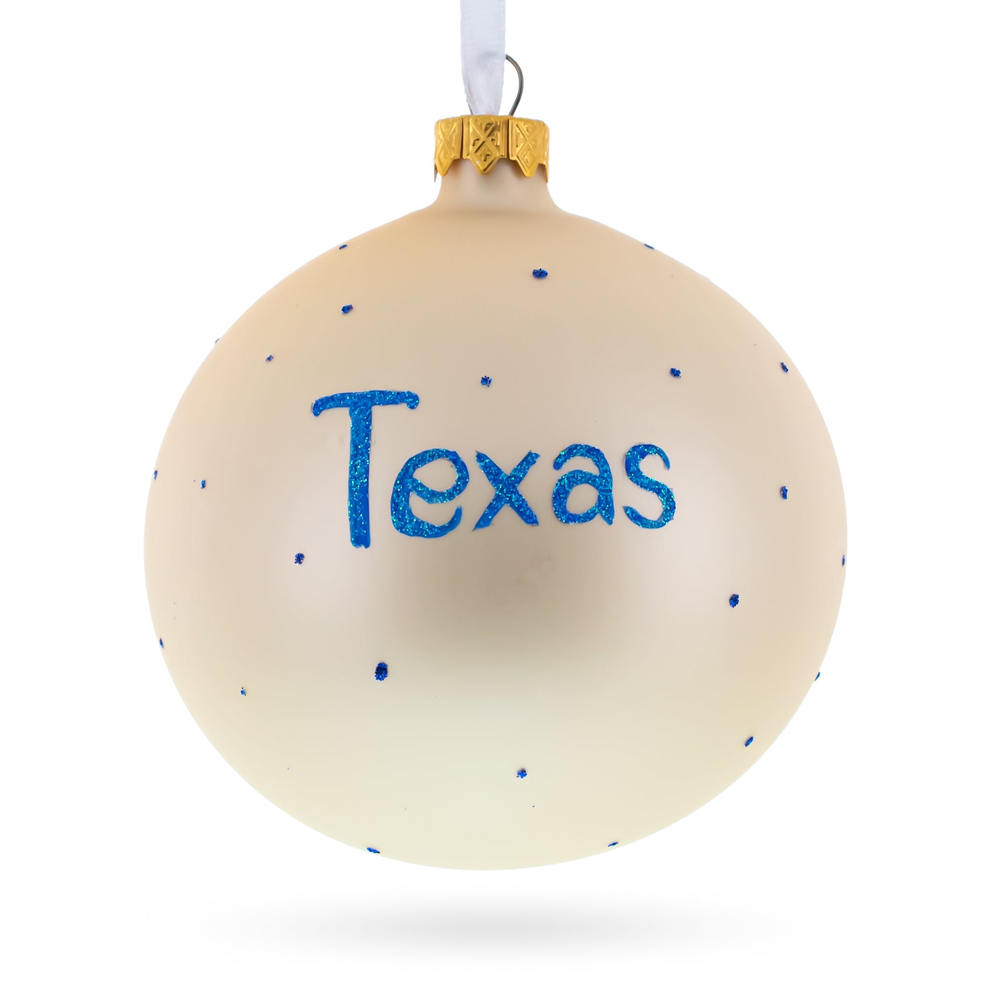 Texas State, USA Glass Ball Christmas Ornament 4 Inches BestPysanky