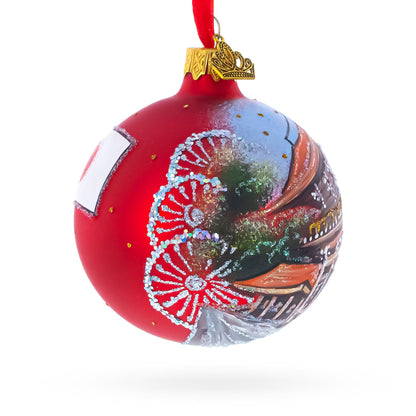 Meiji Jingu Shrine, Tokyo, Japan Glass Ball Christmas Ornament 3.25 Inches BestPysanky