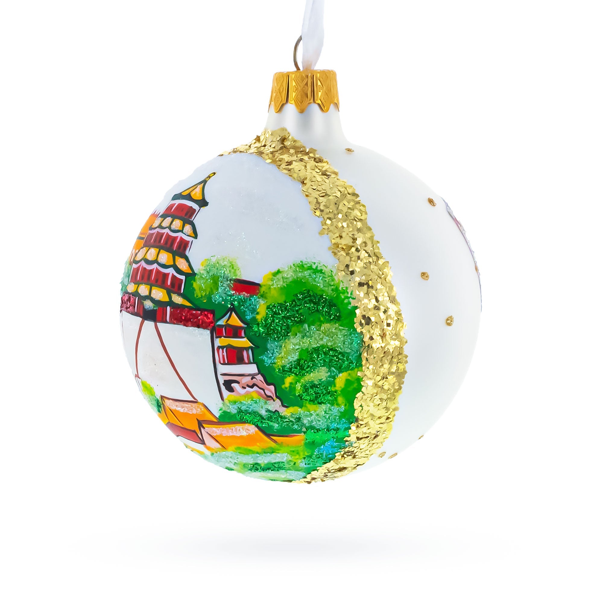Summer Palace (Yiheyuan), Beijing, China Glass Ball Christmas Ornament 3.25 Inches BestPysanky