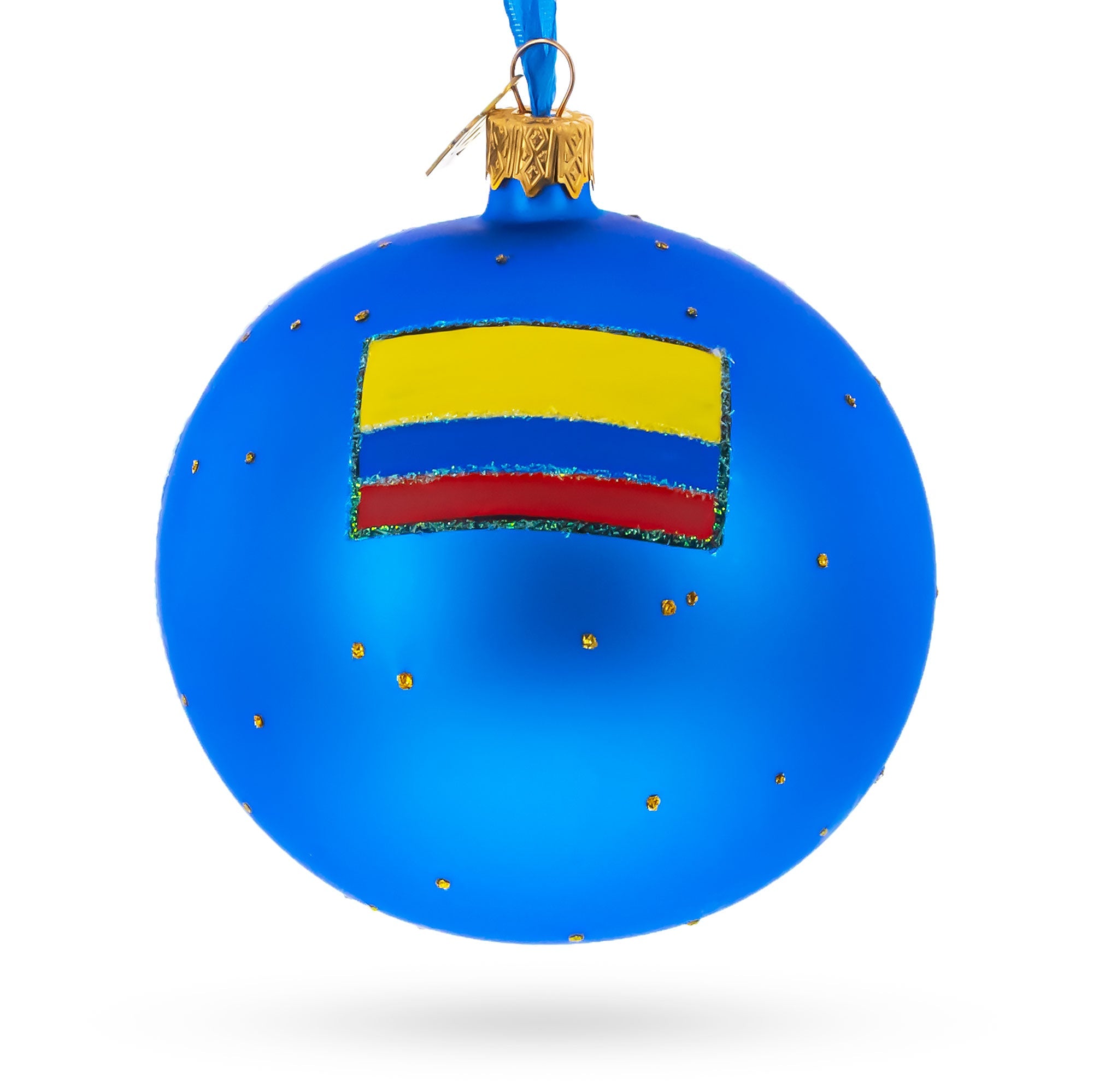 Mount Monserrate, Bogota, Colombia Glass Ball Christmas Ornament 4 Inches BestPysanky