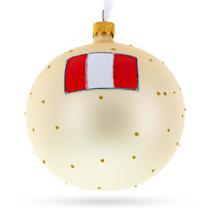 Museo Larco, Lima, Peru Glass Ball Christmas Ornament 4 Inches