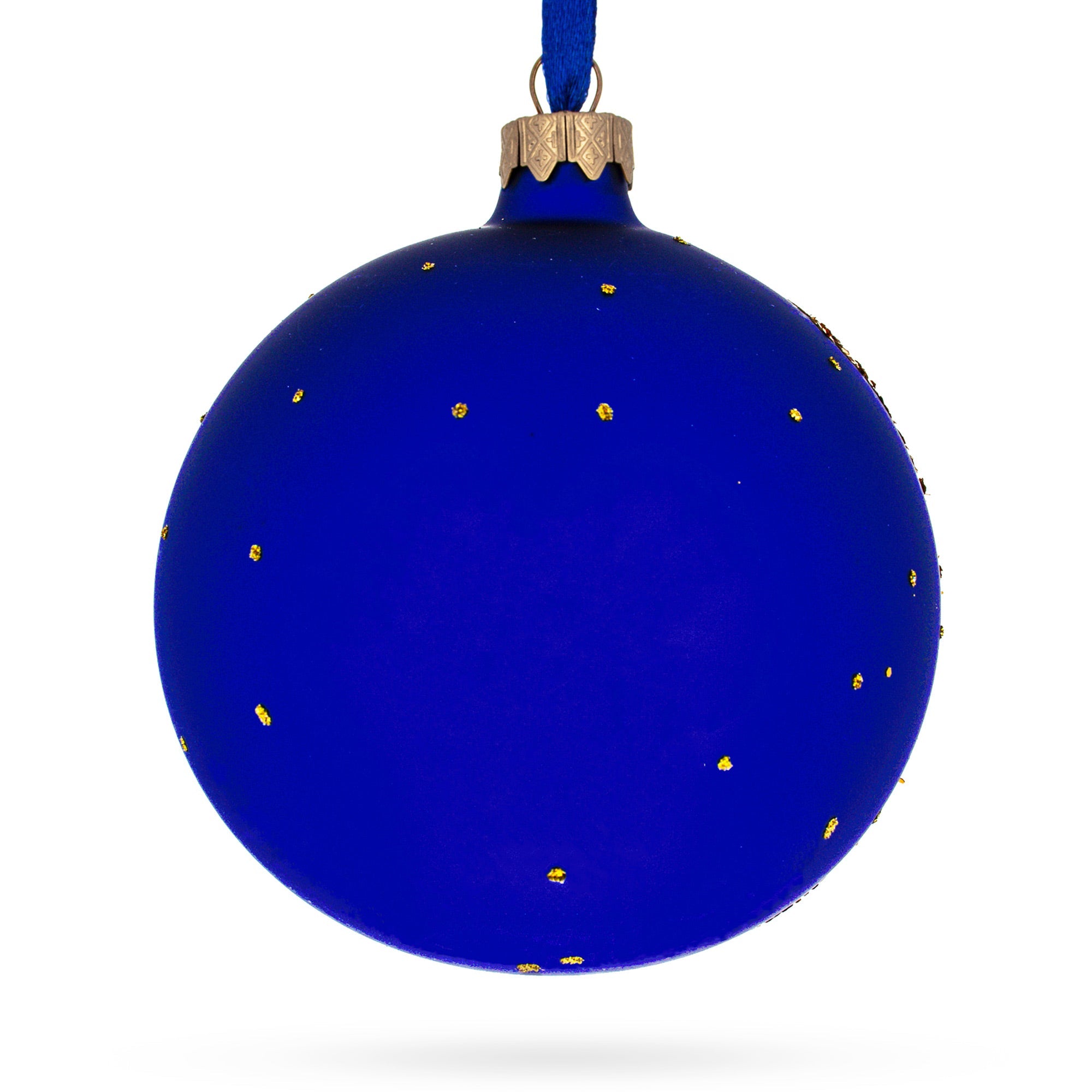 1888 'Cafe Terrace at Night' by Vincent Van Gogh Glass Ball Christmas Ornament 4 Inches