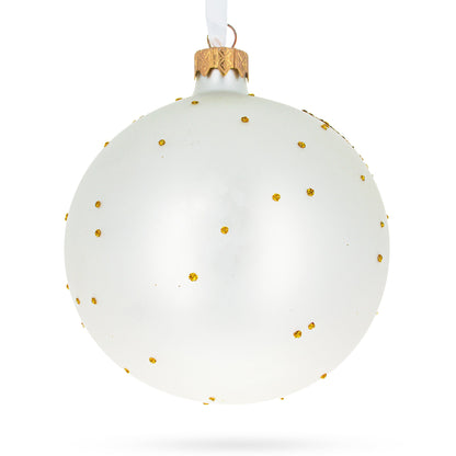 1889 'Olive Trees with Yellow Sky and Sun' by Van Gogh Glass Ball Christmas Ornament 4 Inches