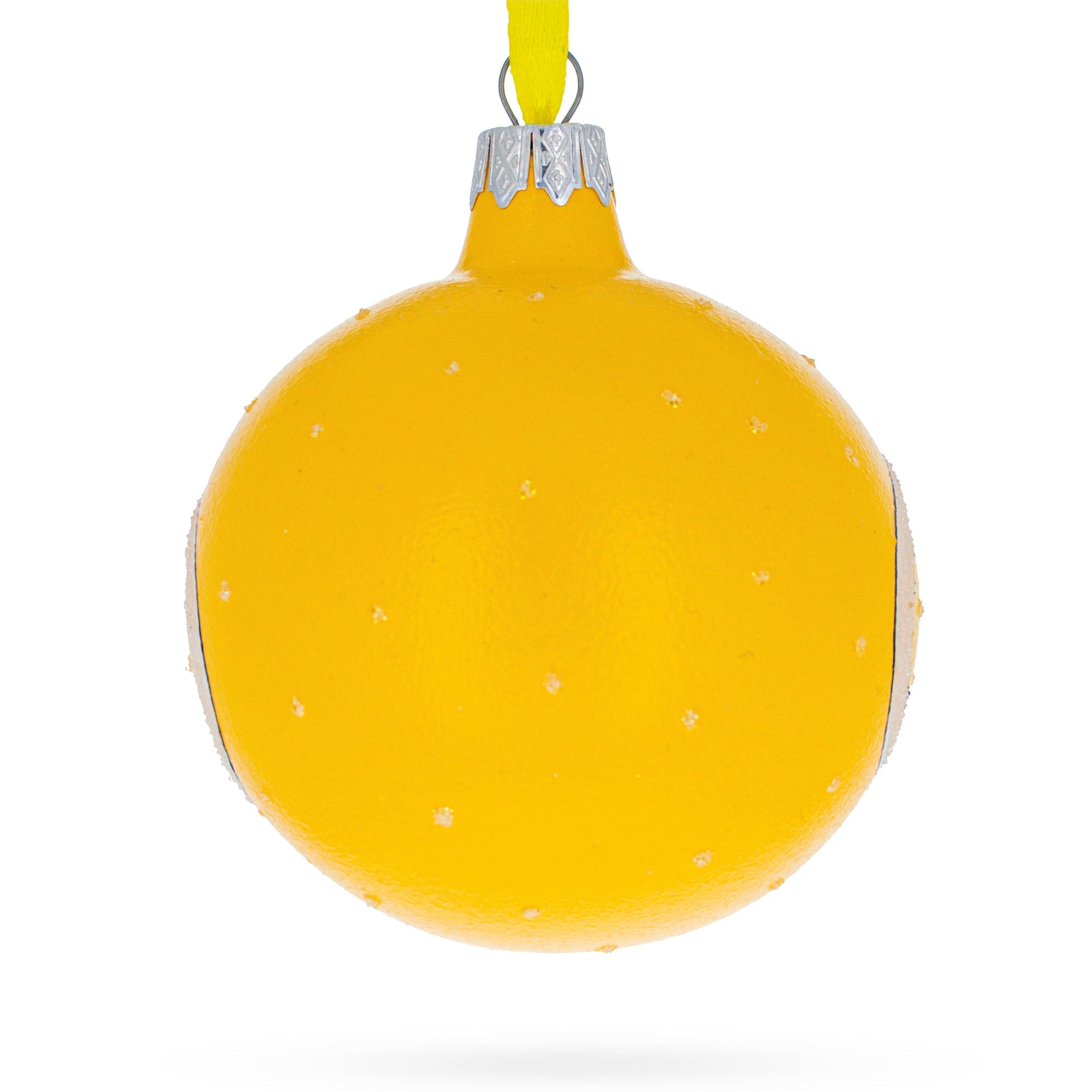 Masked Emotions of Quarantine Glass Ball Christmas Ornament 3.25 Inches BestPysanky