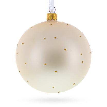 Bear vs. Bull Glass Ball Christmas Ornament 4 Inches