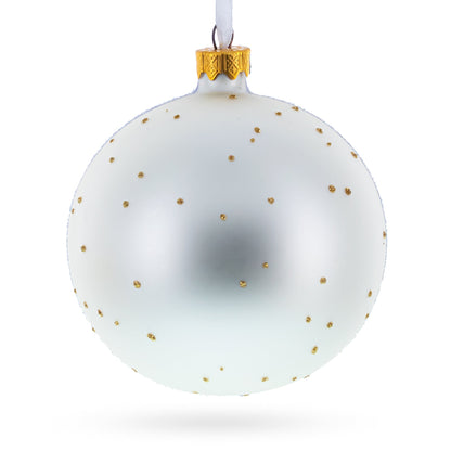 The Witch on Halloween Glass Ball Christmas Ornament 4 Inches