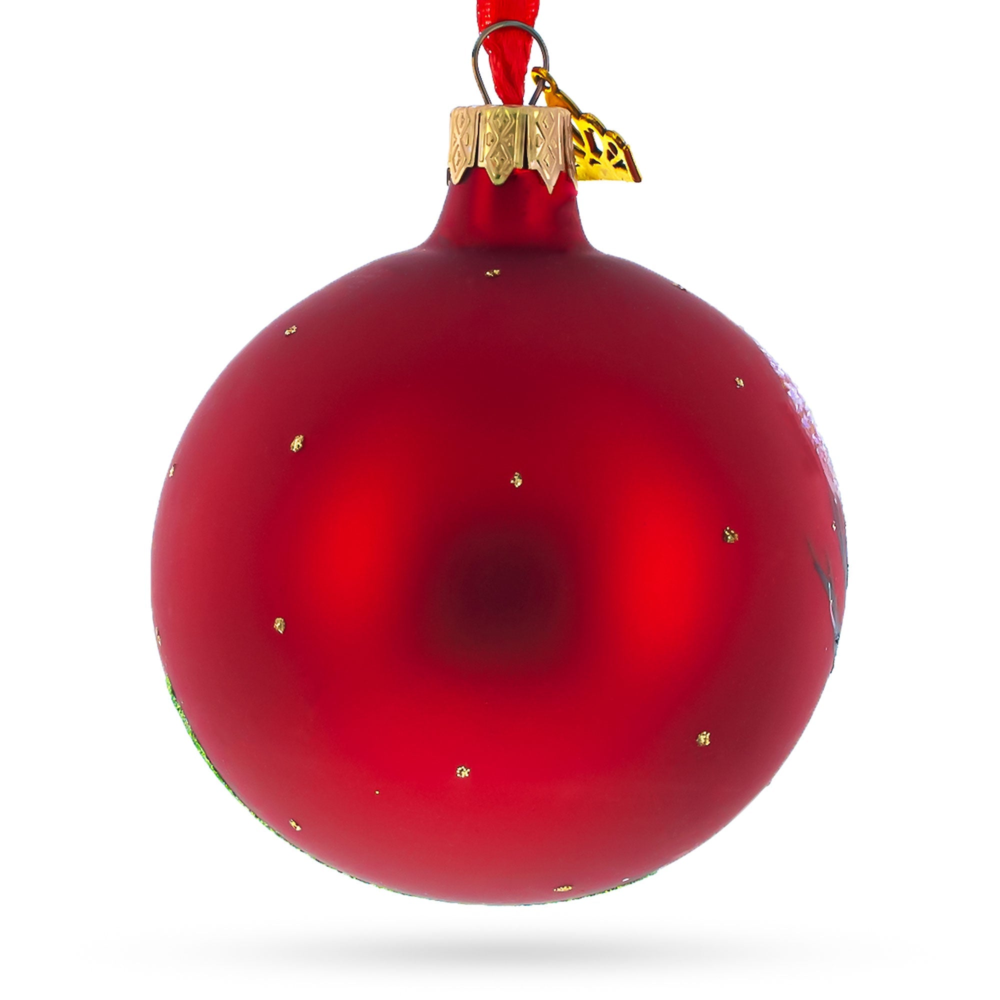 Troll the Cook Glass Ball Christmas Ornament 3.25 Inches