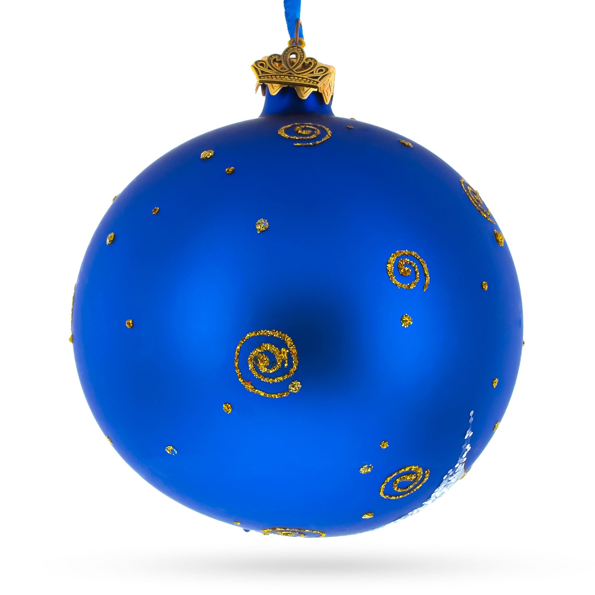 After Doctor Visit Glass Ball Christmas Ornament 4 Inches