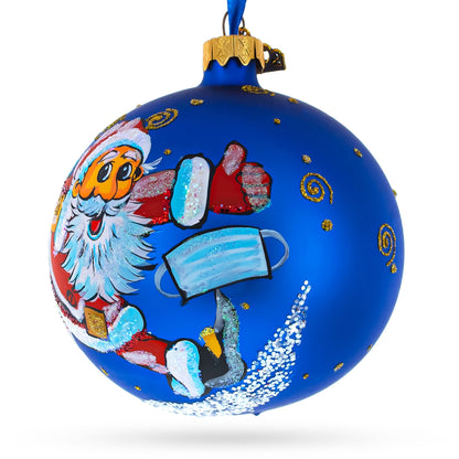 After Doctor Visit Glass Ball Christmas Ornament 4 Inches