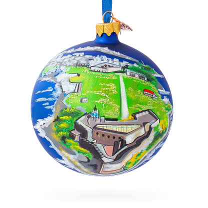 Castillo San Felipe del Morro, San Juan, Puerto Rico Glass Ball Christmas Ornament 4 Inches BestPysanky