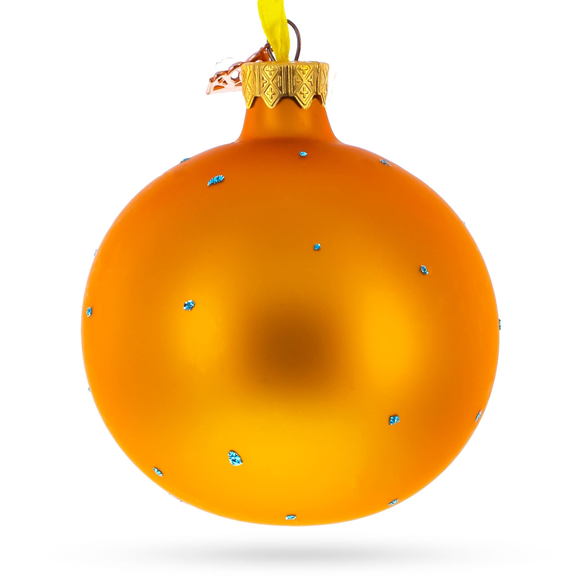 Bull Market Wins over Bear Market Glass Ball Christmas Ornament 3.25 Inches