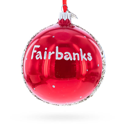 University of Alaska Museum of the North, Fairbanks, Alaska, USA Glass Ball Christmas Ornament 4 Inches BestPysanky