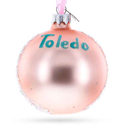 Toledo Museum of Art, Toledo, Ohio, USA Glass Ball Christmas Ornament 3.25 Inches