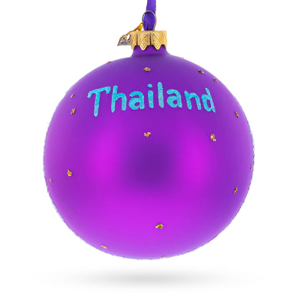 Thailand Beach Glass Ball Christmas Ornament 4 Inches BestPysanky