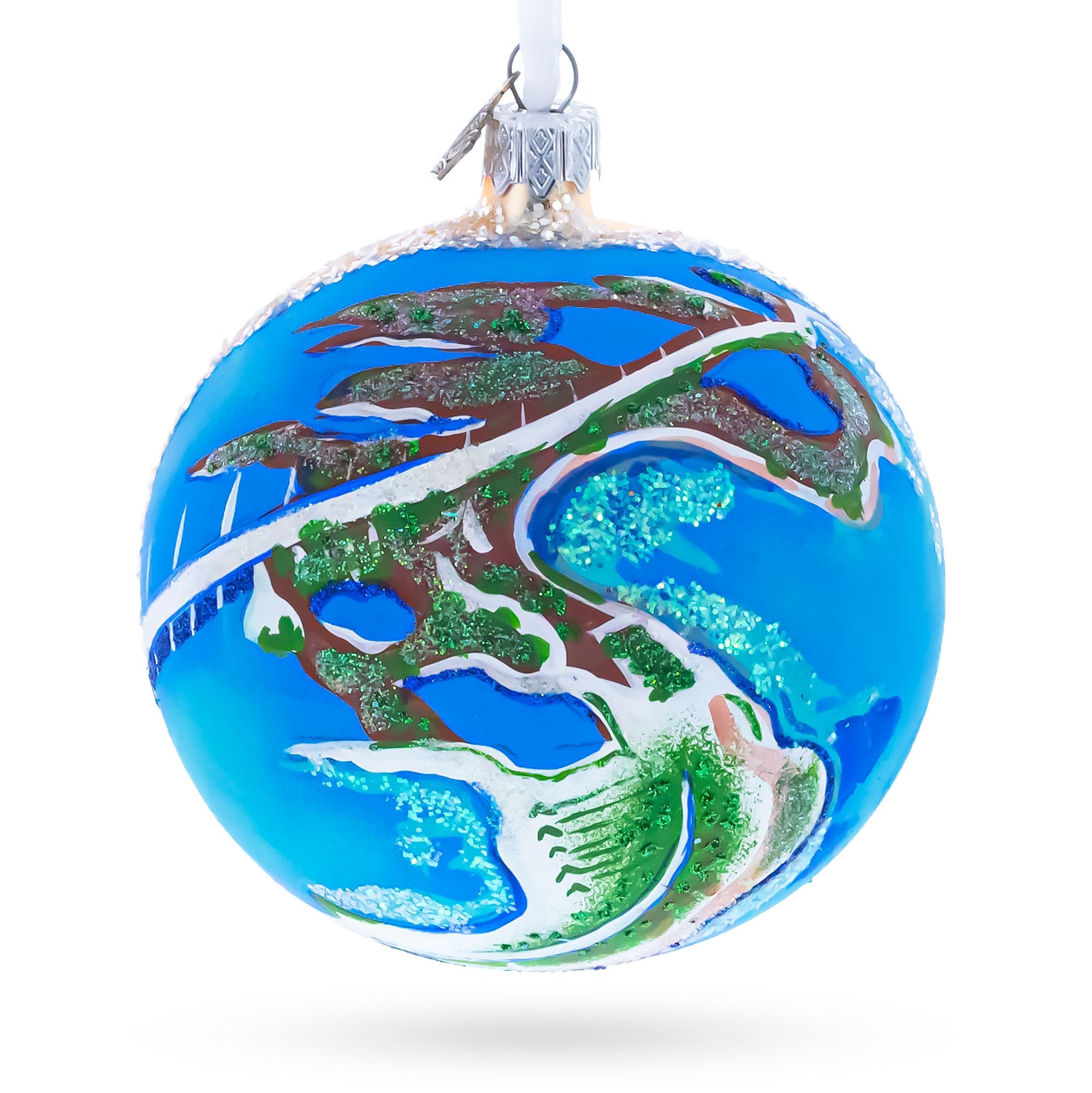 Florida Keys, USA Glass Ball Christmas Ornament 4 Inches