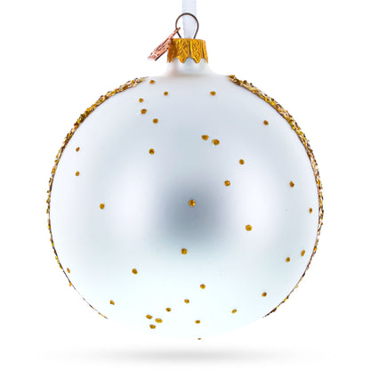 Summer in Bloom Painting Glass Ball Christmas Ornament 4 Inches