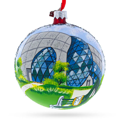 The Dali Museum, St. Petersburg, Florida, USA Glass Ball Christmas Ornament 4 Inches BestPysanky
