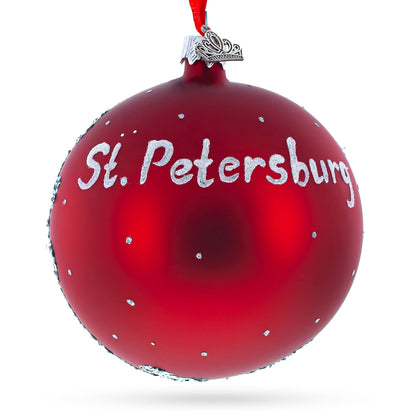 The Dali Museum, St. Petersburg, Florida, USA Glass Ball Christmas Ornament 4 Inches BestPysanky