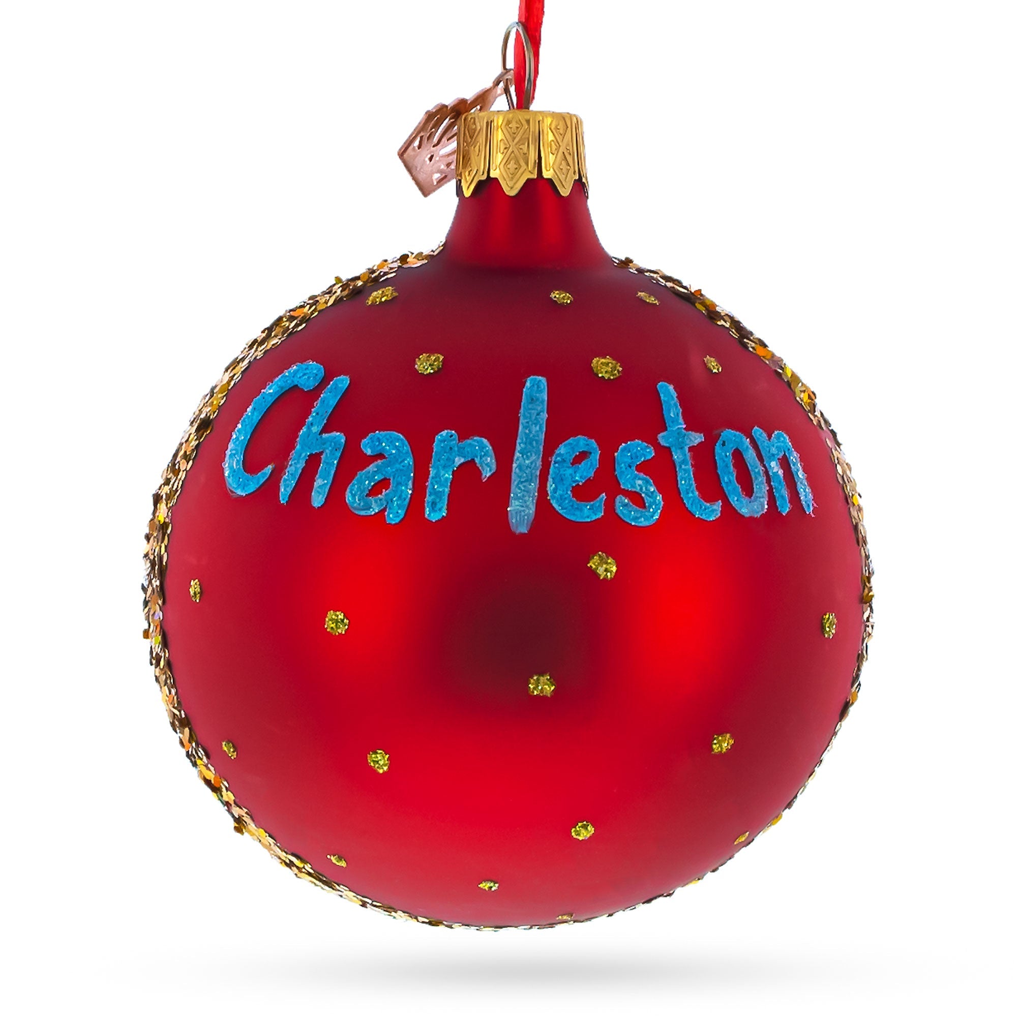Virginia State Museum, Charleston, West Virginia, USA Glass Ball Christmas Ornament 3.25 Inches BestPysanky
