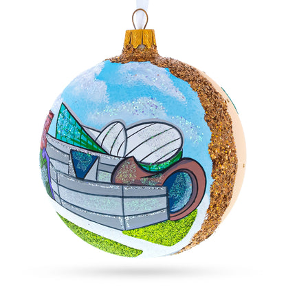 The Strong National Museum of Play, Rochester, New York, USA Glass Ball Christmas Ornament 4 Inches