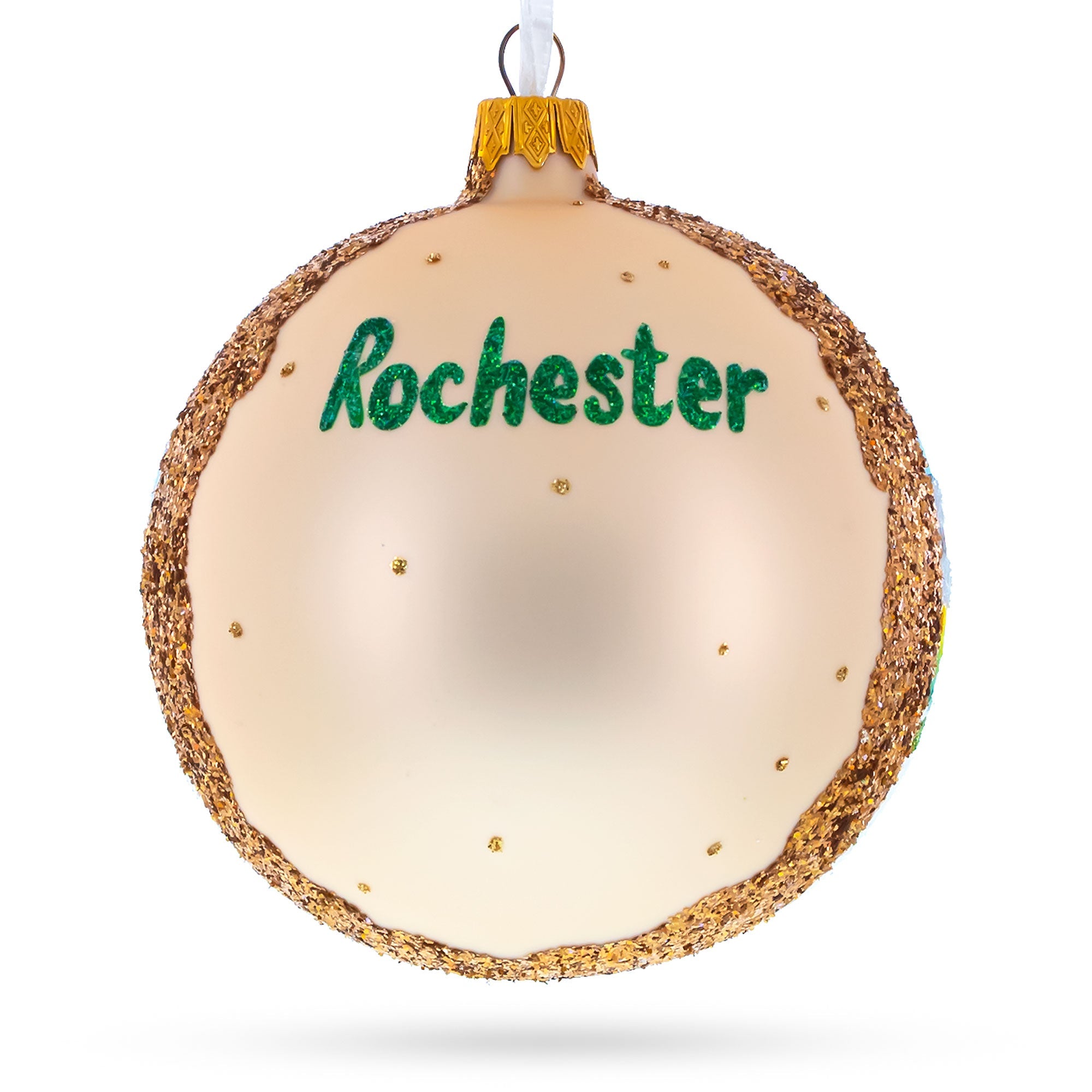 The Strong National Museum of Play, Rochester, New York, USA Glass Ball Christmas Ornament 4 Inches