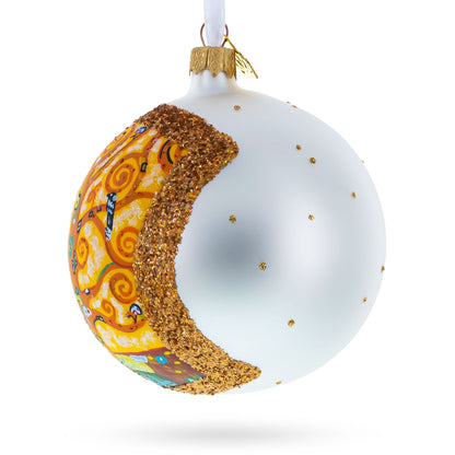 The Tree of Life Painting by Gustav Klimt Glass Ball Christmas Ornament