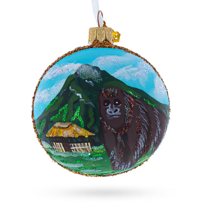 Virunga National Park, Congo Glass Ball Christmas Ornament