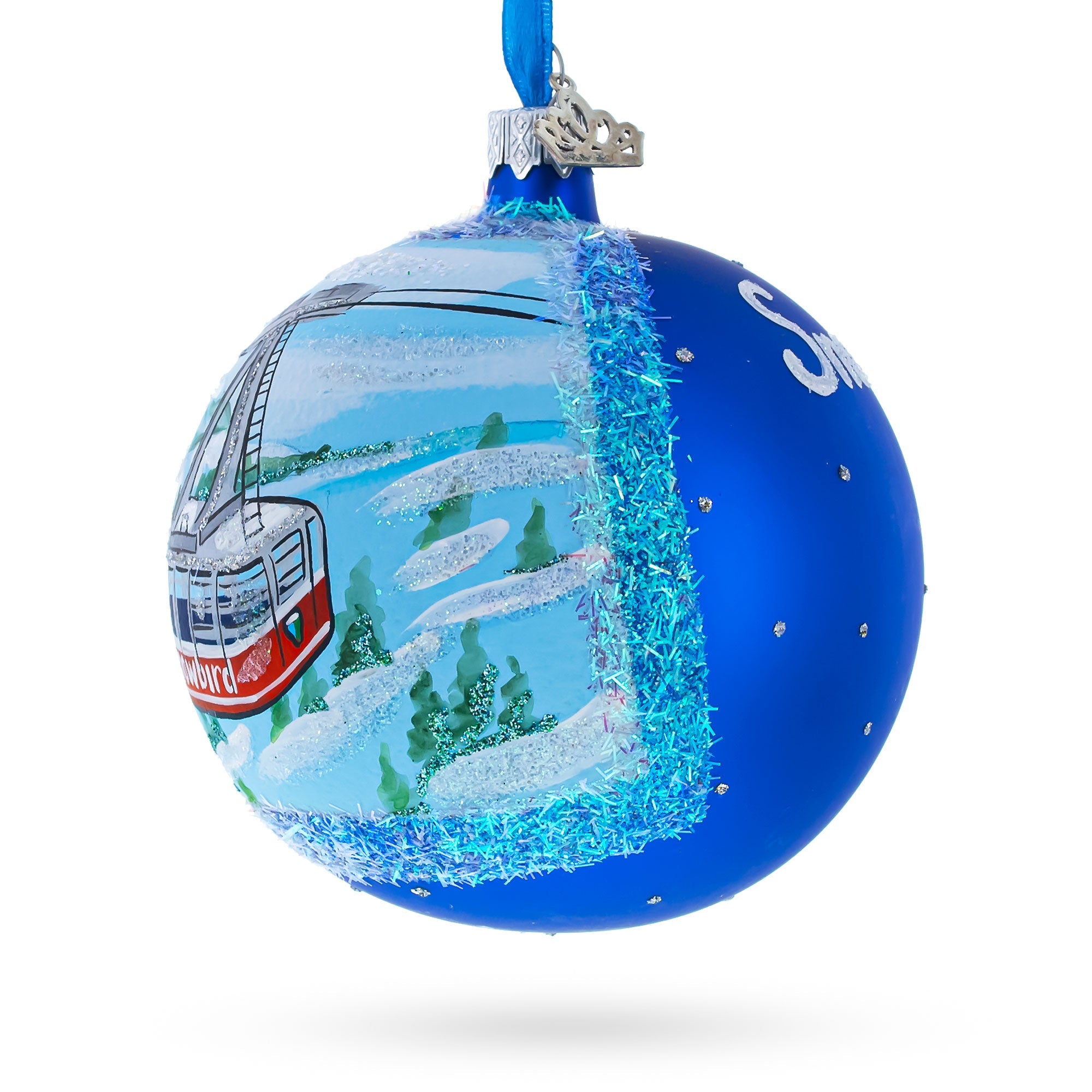 Snowbird Ski Resort, Utah, USA Glass Ball Christmas Ornament