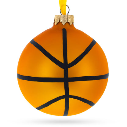 Basketball Player in Action Glass Ball Christmas Sports Ornament 4 Inches