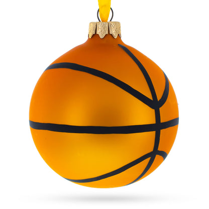 Basketball Player in Action Glass Ball Christmas Sports Ornament 4 Inches