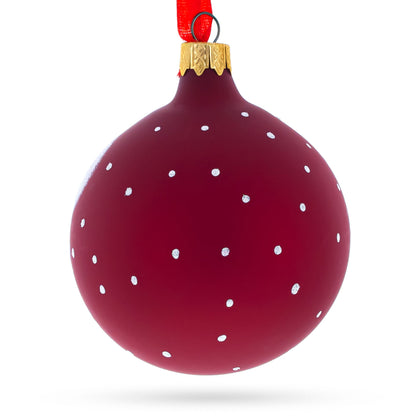 Golden Retriever Glass Ball Christmas Ornament 3.25 Inches