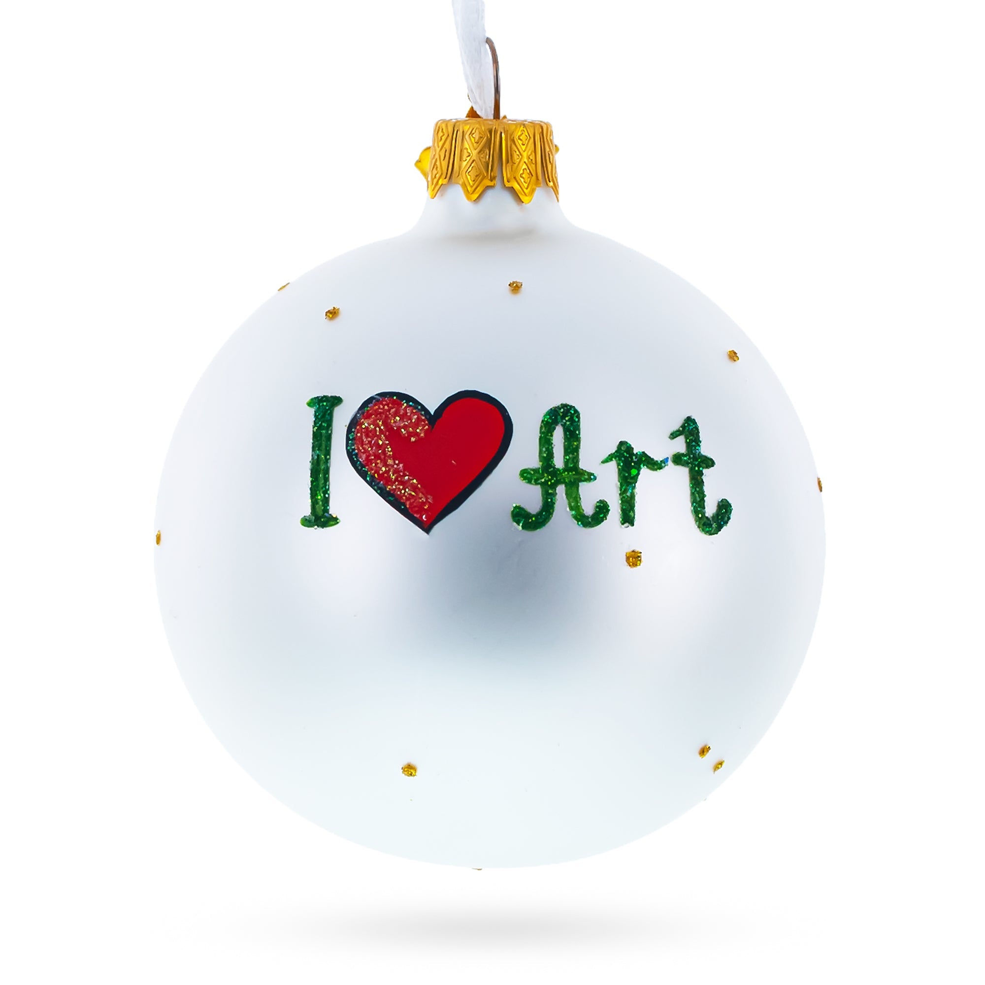 Art Tools for Artist Glass Ball Christmas Ornament 3.25 Inches
