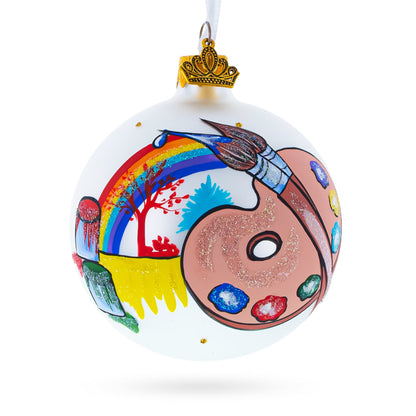 Art Tools for Artist Glass Ball Christmas Ornament 3.25 Inches