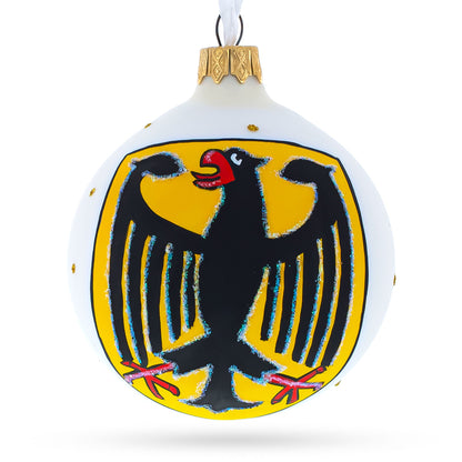 Germany Coat of Arms Glass Ball Christmas Ornament 3.25 Inches