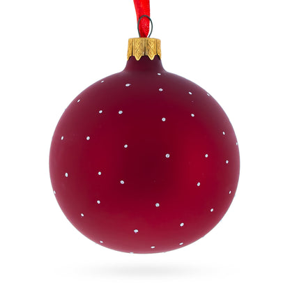 Doctor with Stethoscope Glass Ball Christmas Ornament 3.25 Inches