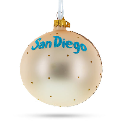 Balboa Park, San Diego, California, USA Glass Ball Christmas Ornament 4 Inches