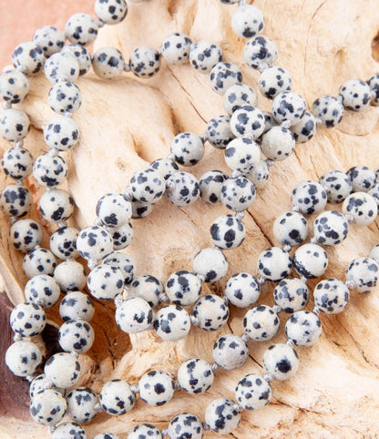 Knotted Dalmatian Jasper Necklace Barse Jewelry