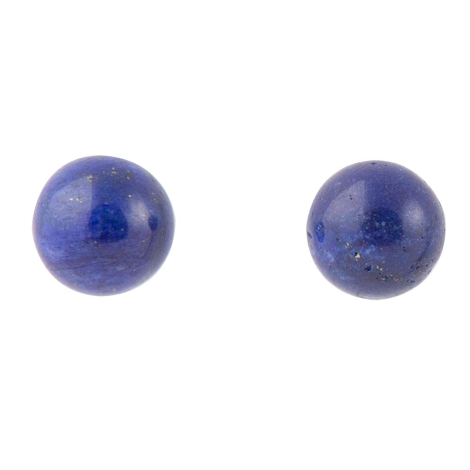 Blue Lapis Sterling Silver Stud Earrings Barse Jewelry
