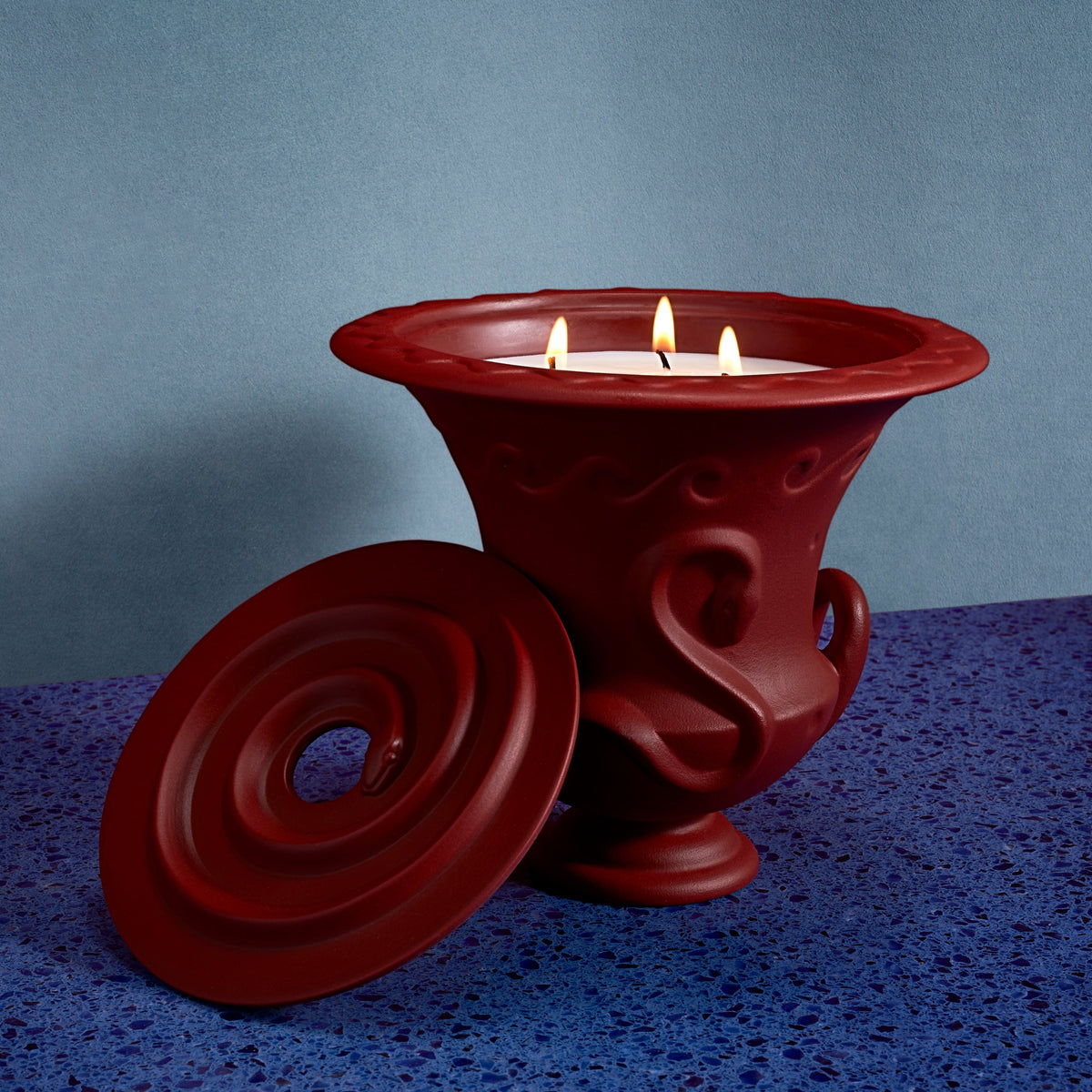 Pantheon Hydra Veti-Vert 3-Wick Candle – Terracotta by L'Objet