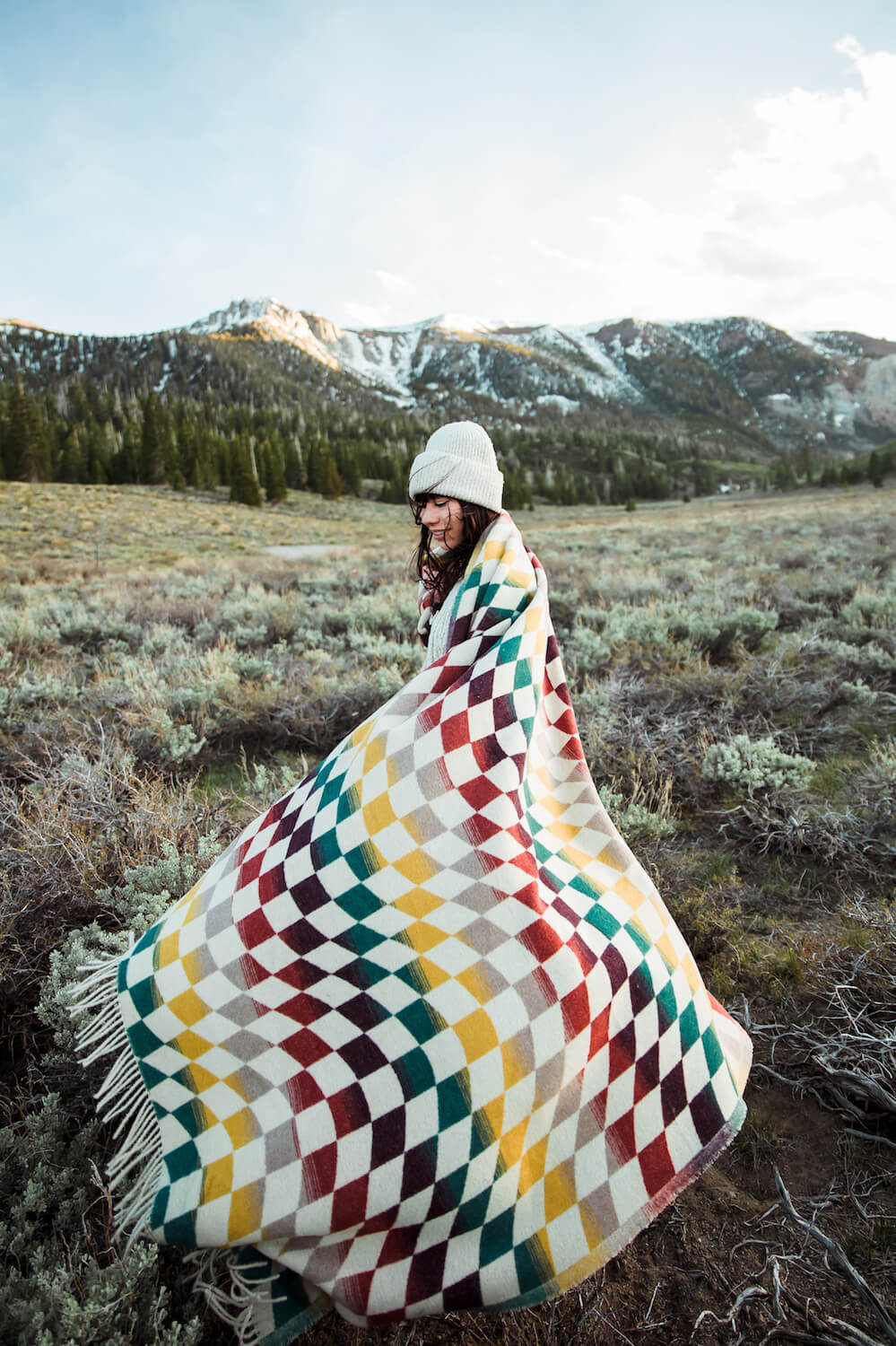 Checkered Monterey Blanket
