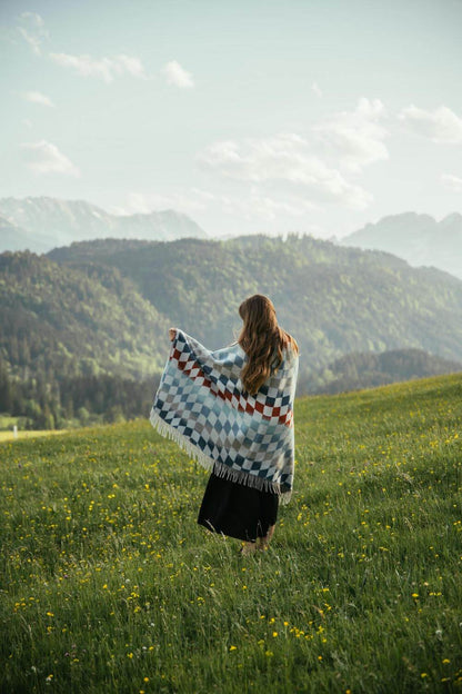 Checkered Oceanside Blanket