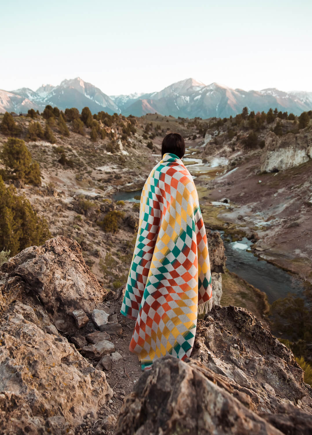 Checkered Santa Cruz Blanket