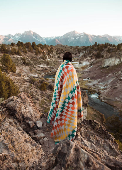 Checkered Santa Cruz Blanket