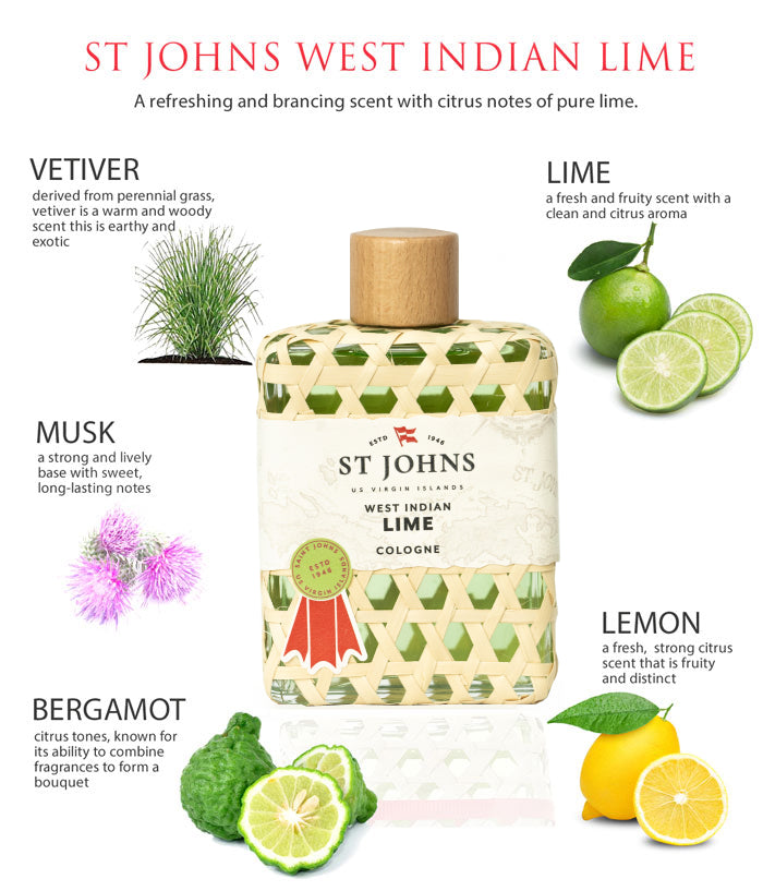 West Indian Lime Aftershave St Johns Fragrance Co LLC™
