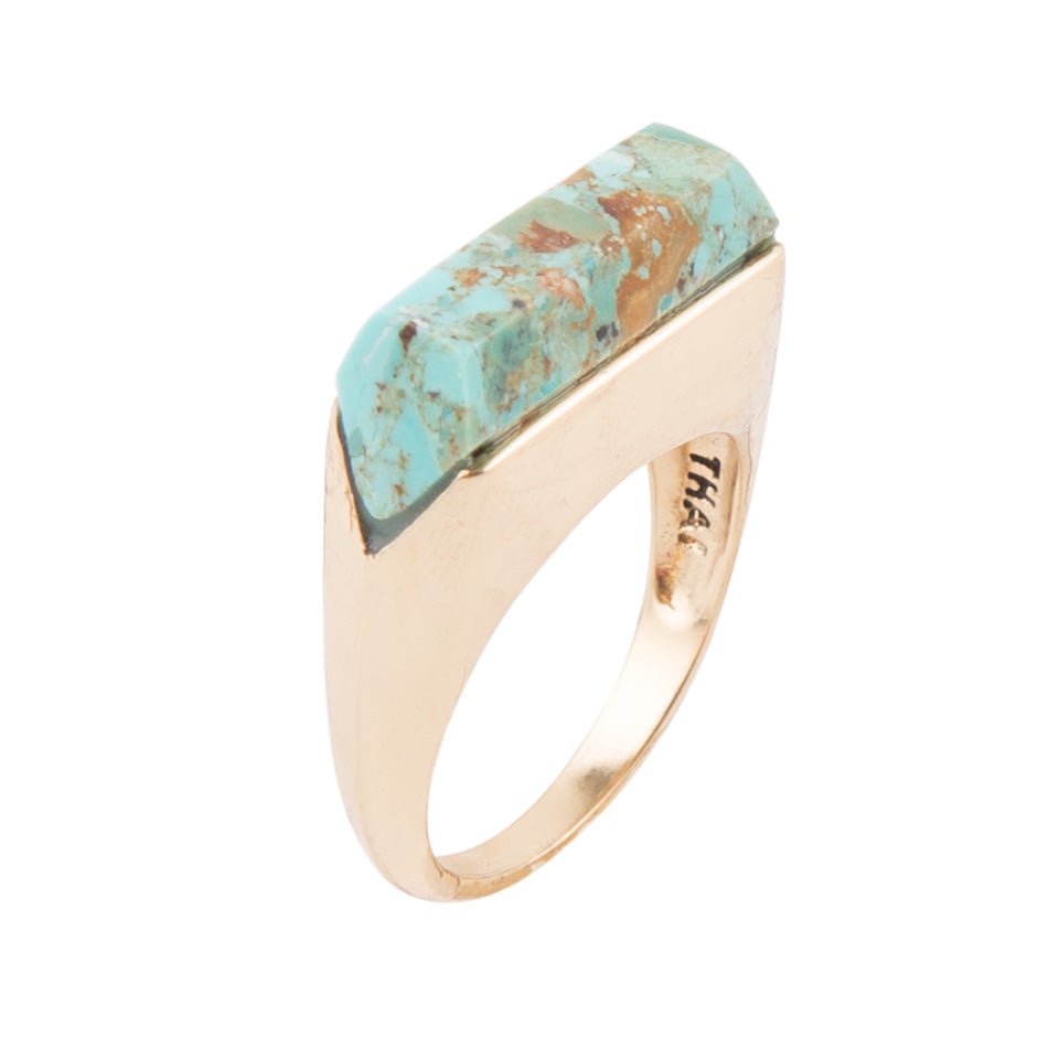 Linear Ring - Turquoise Barse Jewelry