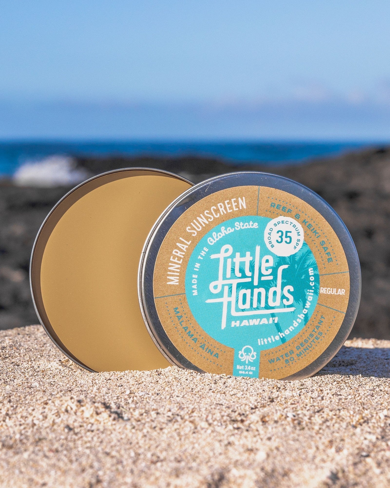 Body & Face Mineral Sunscreen Little Hands Hawaii