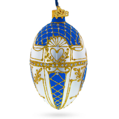 1903 Royal Danish Glass Egg Ornament 4 Inches BestPysanky